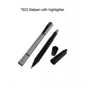 7922 Ballpen with Highlighter